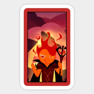 Fire Spirit Cookie Sticker